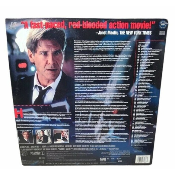 Air Force One LaserDisc - Harrison Ford Movie - Widescreen - Picture 3 of 3